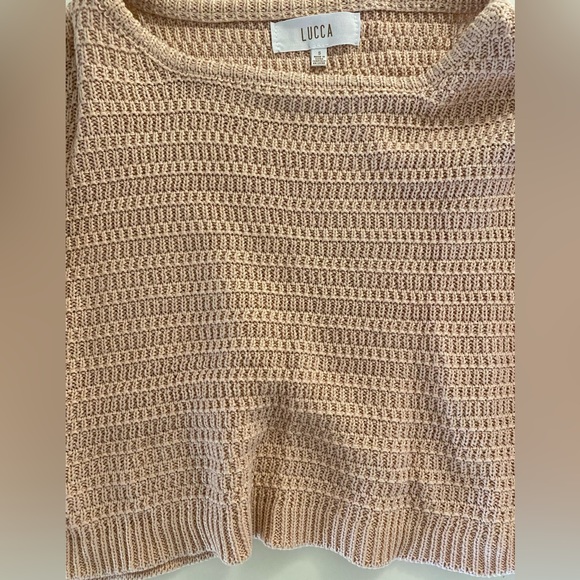 Women’s knit skirt & crop sweater set. Skirt xs top s, light pink - Picture 4 of 5